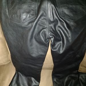 Ladies motorcycle leather pants  soft leather never used